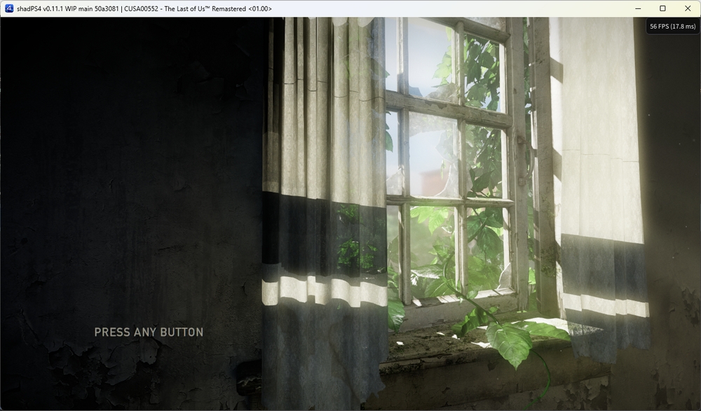 img of The Last of Us Remastered Reaching Menus in v0.11.1 WIP